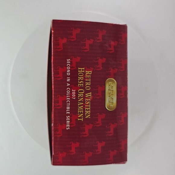 Breyer Retro Western Horse Ornament 700617 FURY PRANCER and Native American 2007 - Picture 8 of 9